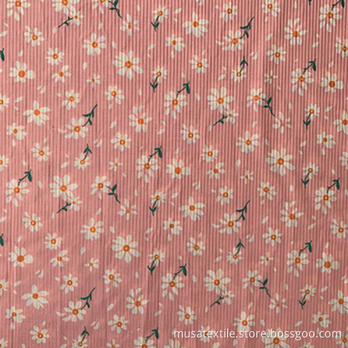 Hotsale Custom Design Polyester Fabric Rib Knit Fabrics